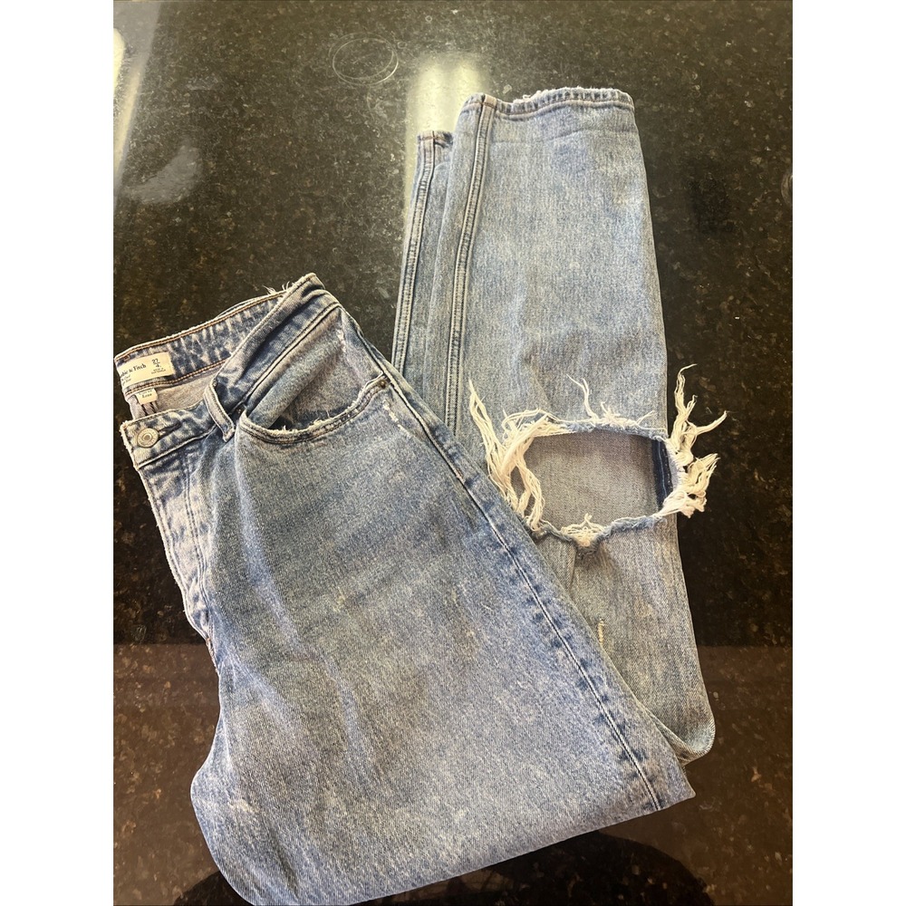 Abercrombie & Fitch High Rise Blue Jeans